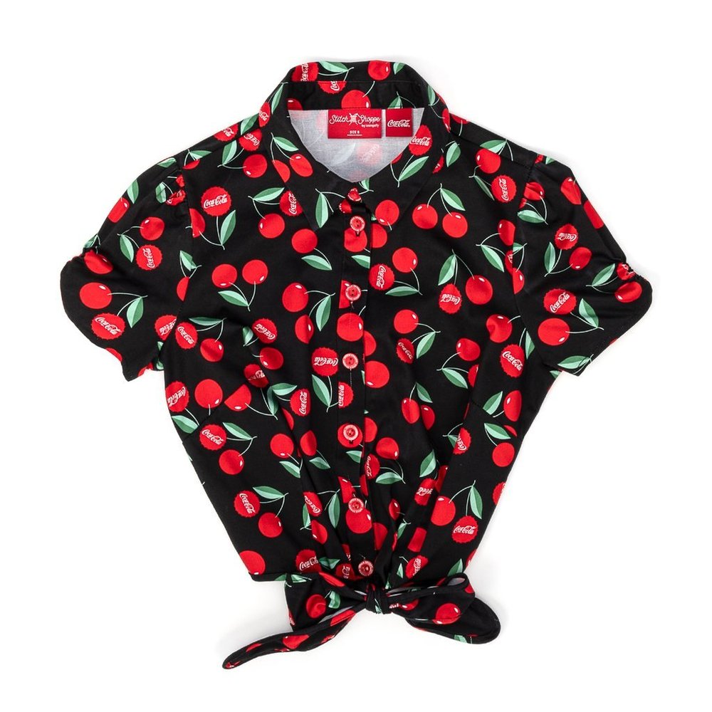 Stitch Shoppe X Coca-Cola Bottle Cap Cherries Top
